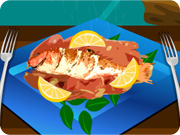 play Grilled Fish With Lemon