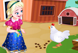 play Frozen Anna Poultry Care