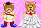 play Wedding Couple Teddy Bear Makeover