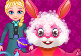 play Elsas Easter Bunny Grooming
