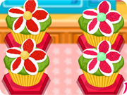 play Floral Cupcakes