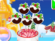 Christmas Pudding Cake Pops