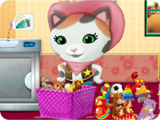 play Sheriff Callie Washing Toys