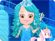 play Baby Hazel Ice Princess Dressup