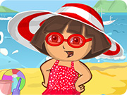 play Dora Beach Dress Up