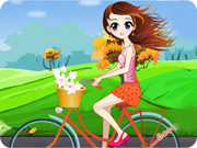 play Bicycle Girl Dressup