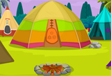 play Holiday Tent House Escape