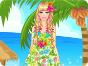 play Barbie Hawaii Dress Up