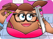 play Pou Girl Eye Doctor