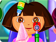 play Cute Dora At The Eye Clinic