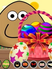 Pou Easter Eggs Decoration