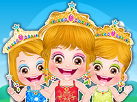 play Baby Hazel Princess Makeover