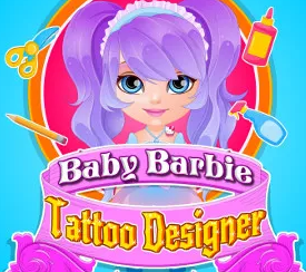 play Baby Barbie Tattoo Designer