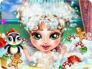 play Baby Christmas Bath