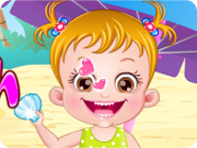 play Baby Hazel At Beach