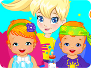 play Polly Twins Babysitter