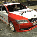 play Skoda Police Puzzle