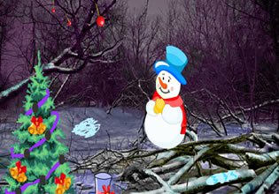 play Happy Snowman Escape