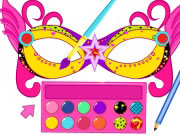 play Super Barbie Mask Designer