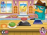 play Perry Cooking American Hamburger