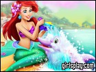 play Ariel Dolphin Wash