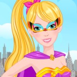 play Super Barbie Mask Designer
