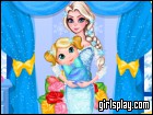 play Elsa Baby Room Cleaning