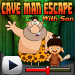 play Cave Man Escape With Son Game Walkthrough