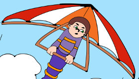 play Hang Gliding Online Coloring