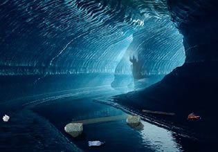 Escape From Mendenhall Ice Caves