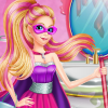 Enjoy Super Barbie Groom The Room