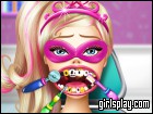 play Super Barbie Dentist Care