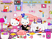 play Hello Kitty Wedding Party Cleaning