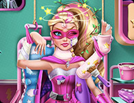 play Super Barbie Hospital Recovery