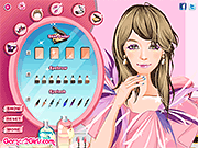 play Glittery Makeover
