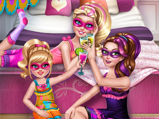 Super Barbie Pyjama Party