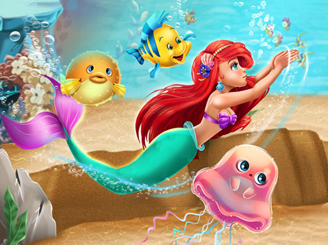 play Ariel Ocean Swimming