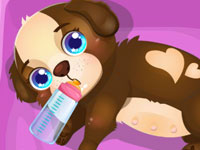 play Cute Baby Puppy Care