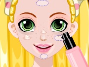 Rapunzel Glittery Makeup