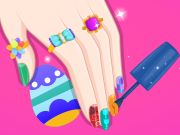 play Barbie Easter Nails Designer