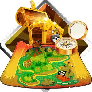 play Finding Treasure Map