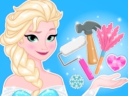 play Elsa'S Frozen House Makeover