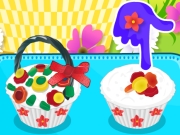 Flower Basket Cupcake