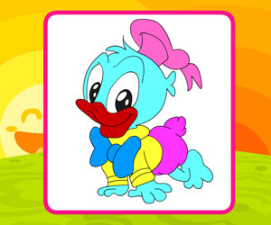 play Joyful Donald Coloring