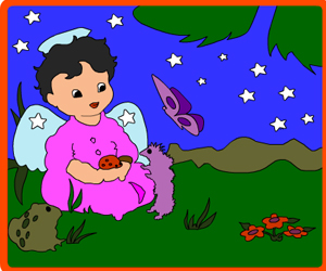 play Kids Garden Coloring