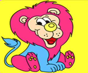 play Proud Lion Coloring
