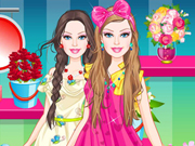 play Barbie Flower Girl