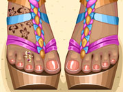 play Hot Beach Sandals