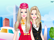 play Barbie Flight Attendant