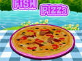 Fish Pizza Cooking